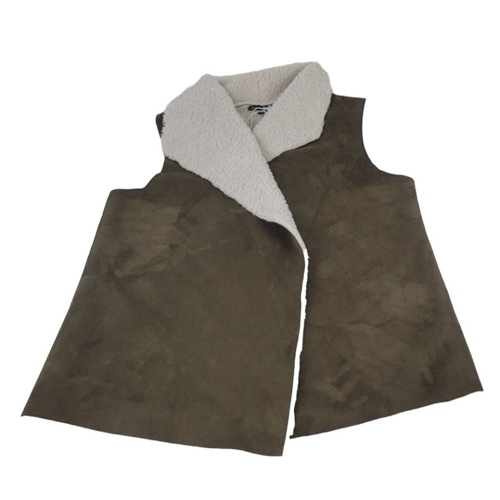 MADISION & LOLA Sherpa Lined Vest Womans Size XL NWT